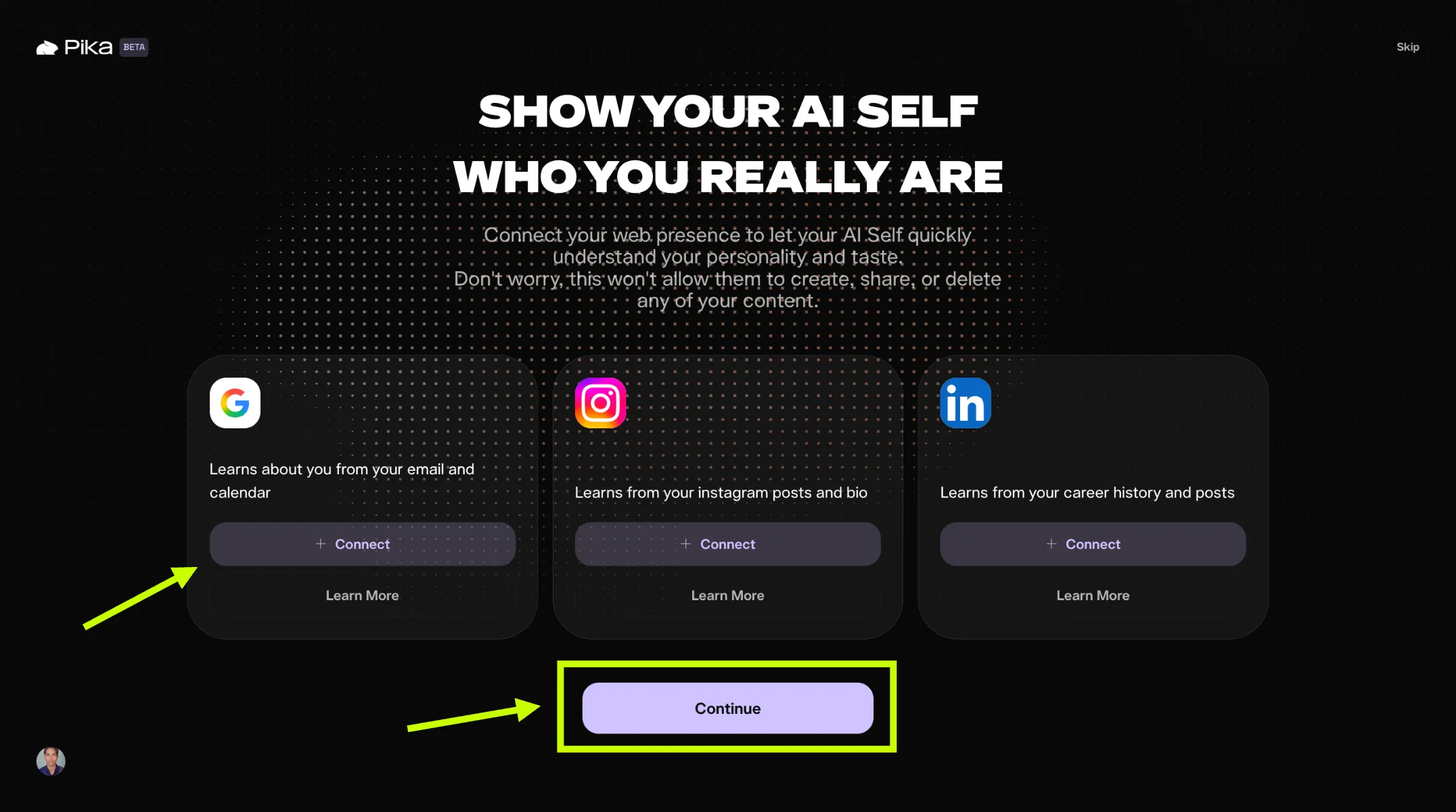 Connect Social Accounts to Pika AI